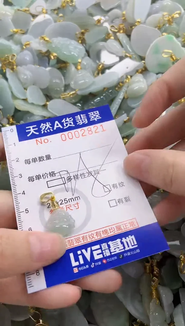 颈饰未镶嵌翡翠天然A货翡翠
