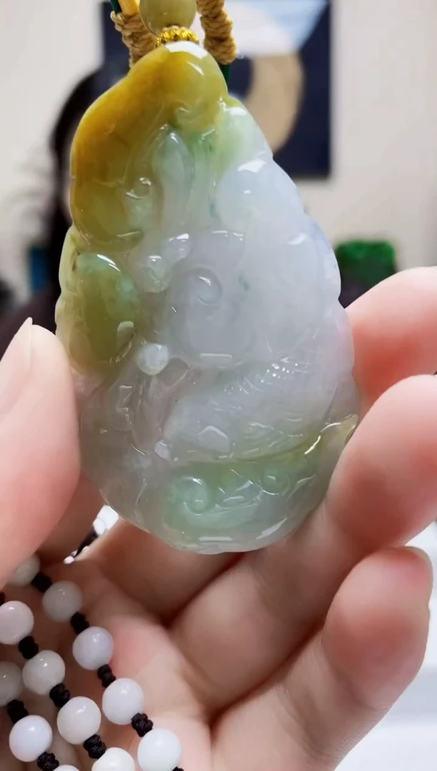 未镶嵌定制翡翠吊坠48