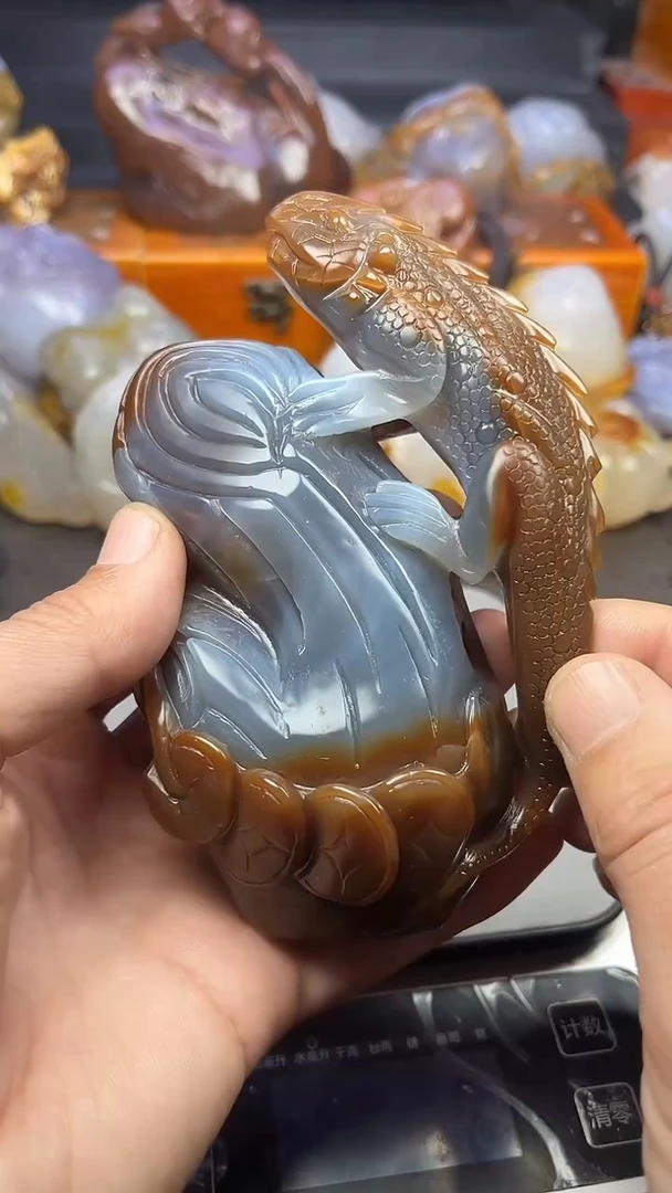 【闪购商品】玛瑙/玉髓摆件未镶嵌1