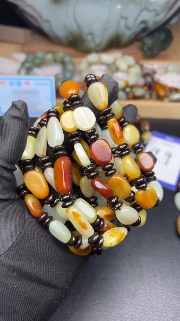 【闪购商品】和田玉手串未镶嵌和田玉手串多样性发货一条