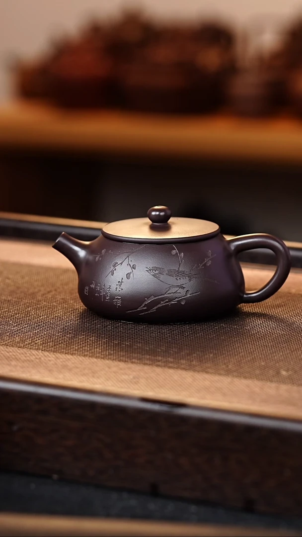 茶杯紫砂原矿紫砂壶