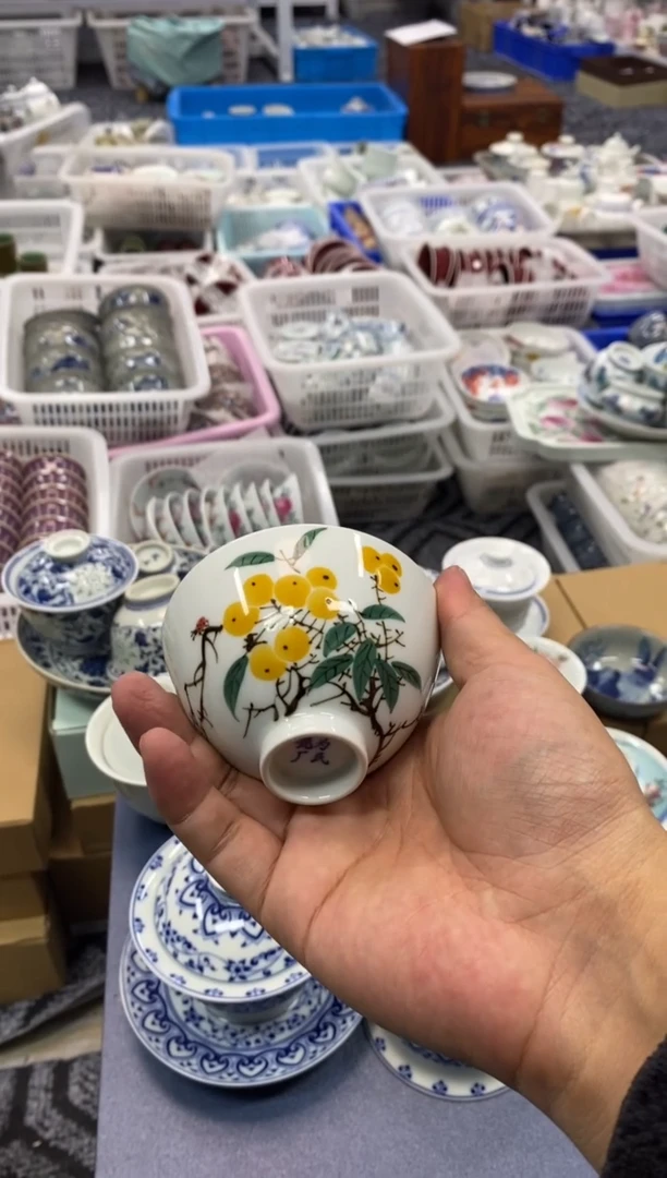 摆件陶景德陶瓷茶具容量约80