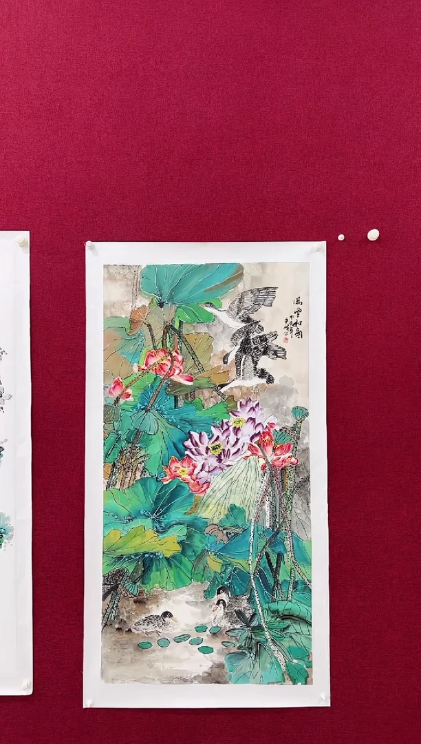 国画阿*师文娟的国画作品
