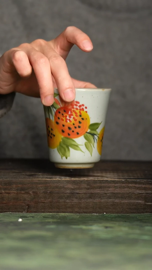【闪购商品】杯青诗手工手绘瓷器