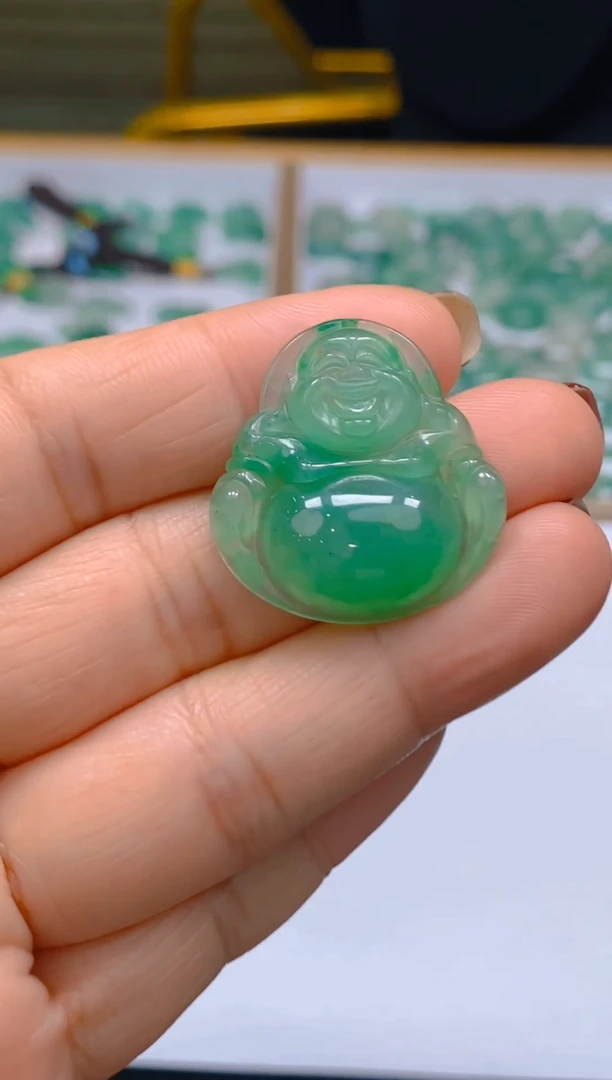 【闪购商品】石英质玉颈饰未镶嵌冰美人A货非洲翠013