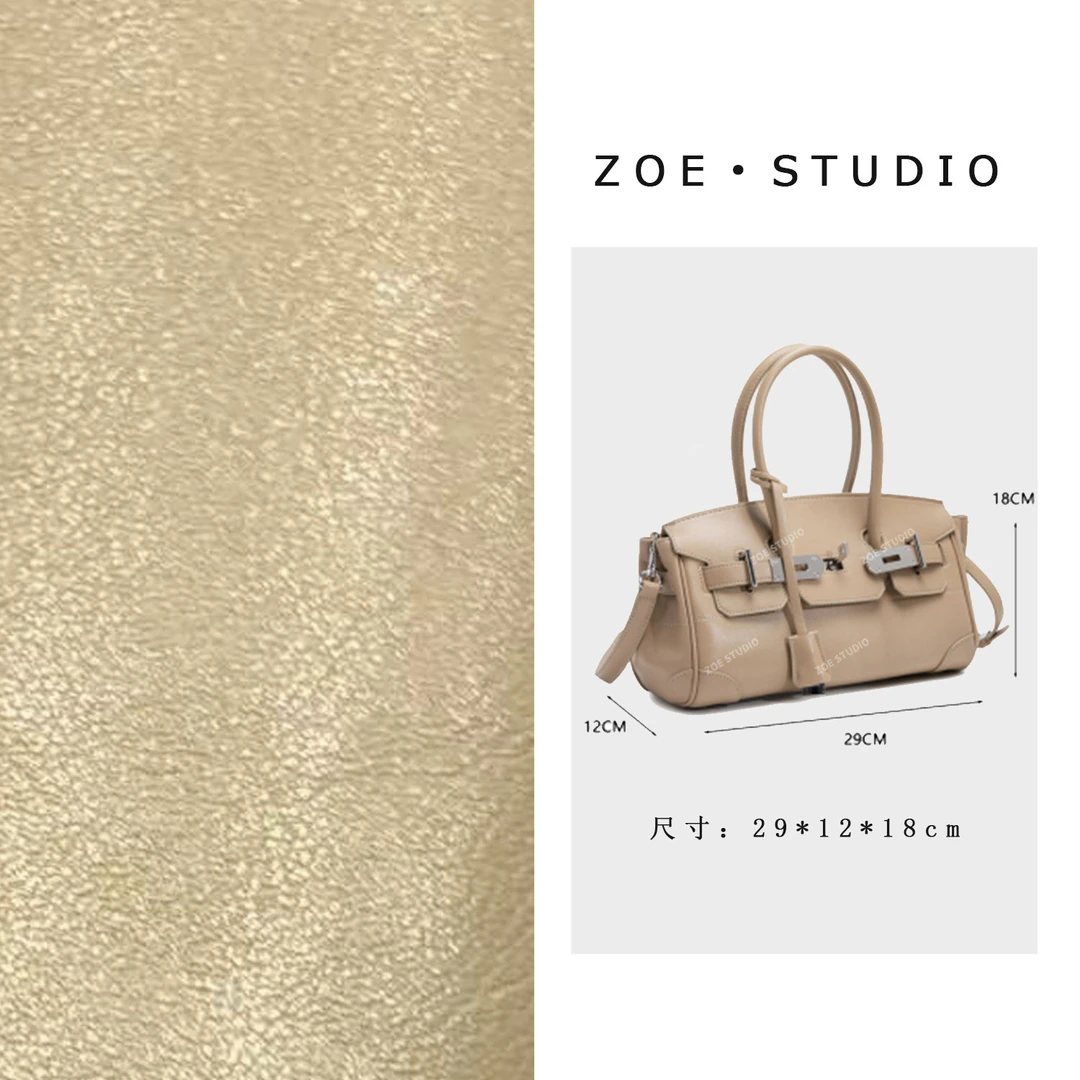 【佐伊甄选】QYX-9815-1-卡其色轻奢女士时尚通勤小众百搭斜挎包包