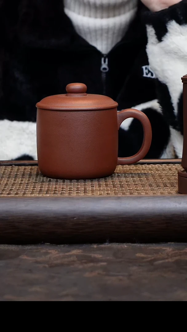 【闪购商品】紫砂茶杯底槽清老板杯