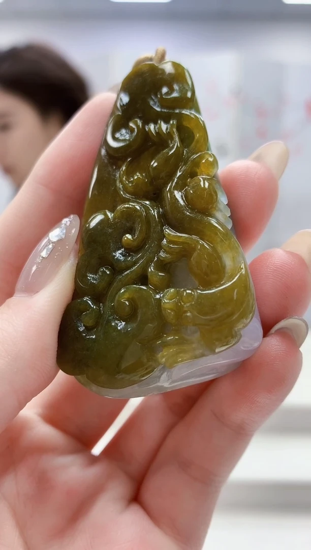 未镶嵌定制翡翠4829jw-毛货挂件48