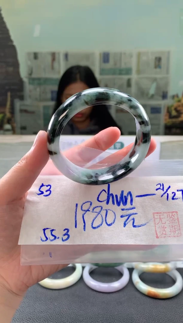 未镶嵌手镯翡翠c***?翡翠手镯 下单联系小耳机#53