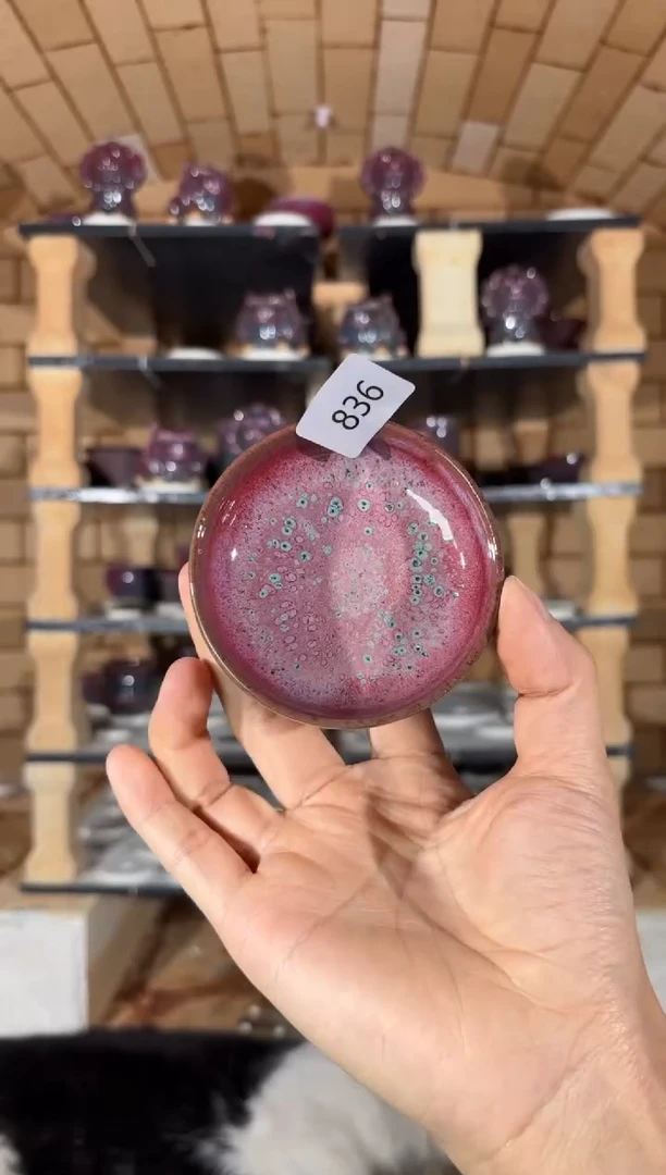 摆件精品窑变钧瓷茶器