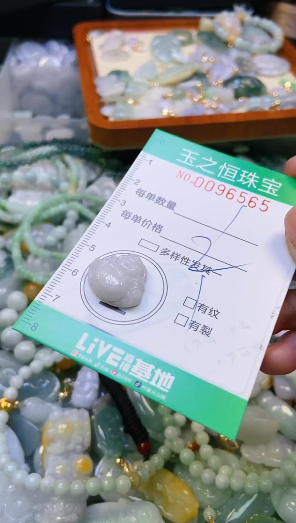 翡翠未镶嵌颈饰闪购0096565