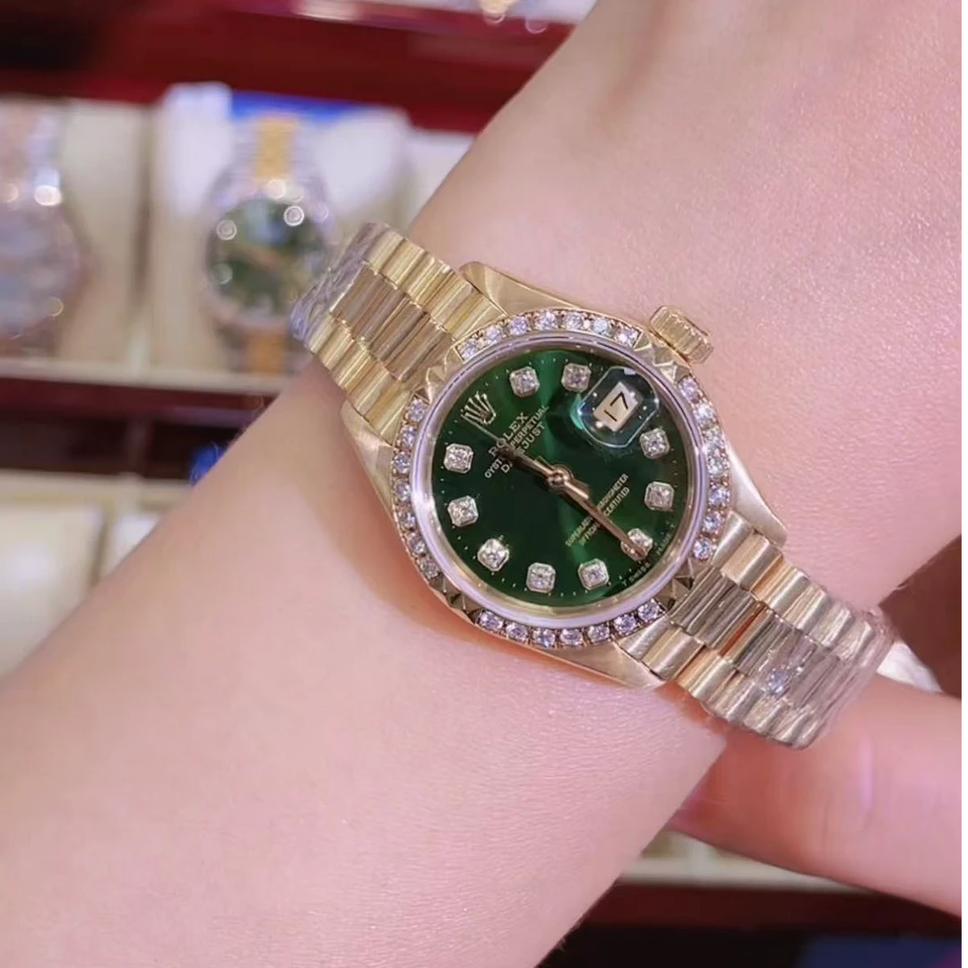 99新 Rolex/劳力士 小橘/69268/26mm/原钻翻写/自动机械/单表