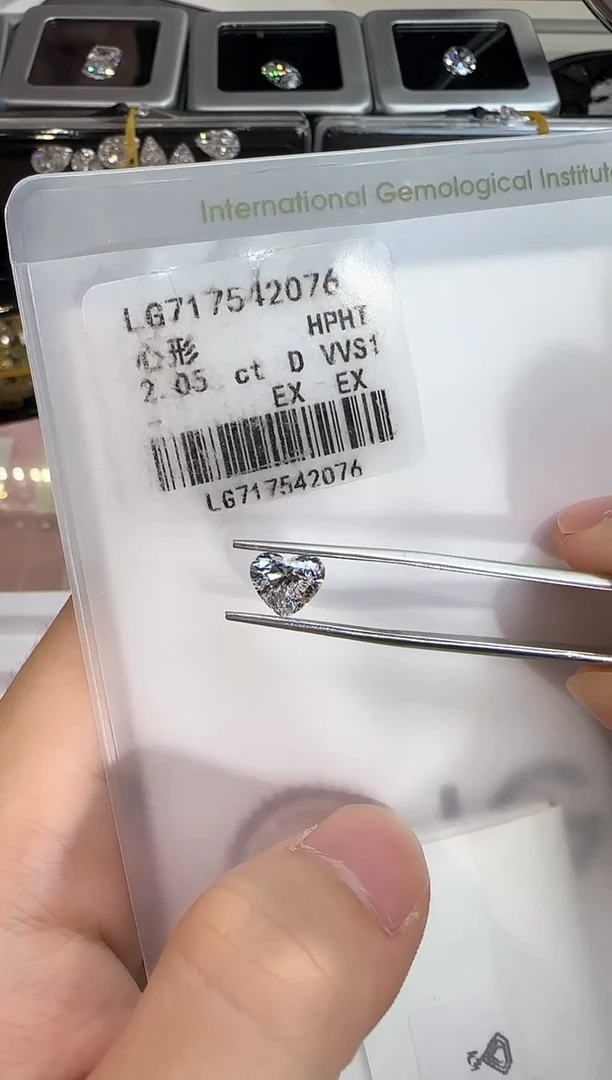 裸石实验室培育钻石@ 2.05ct 先鉴赏，再定制！