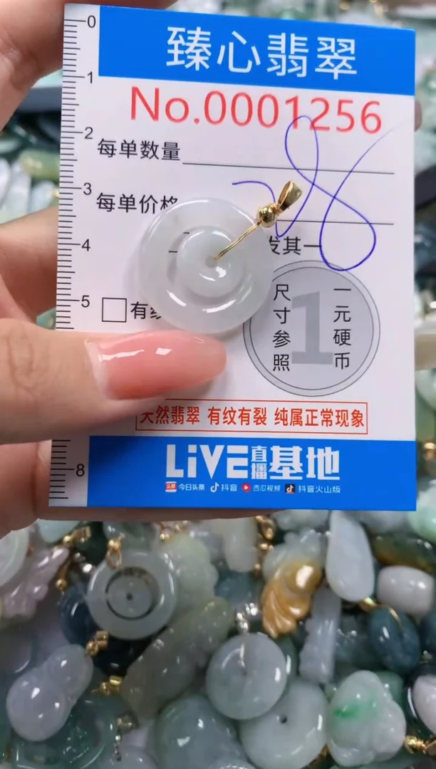 翡翠未镶嵌颈饰1256