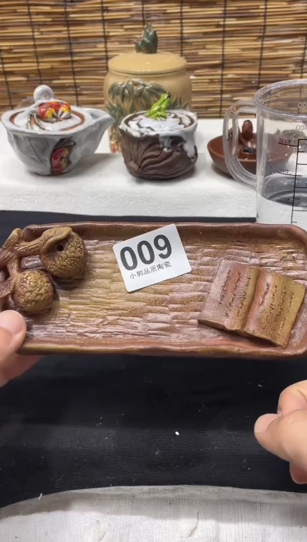 【闪购商品】杯009精美粗陶手工柴烧