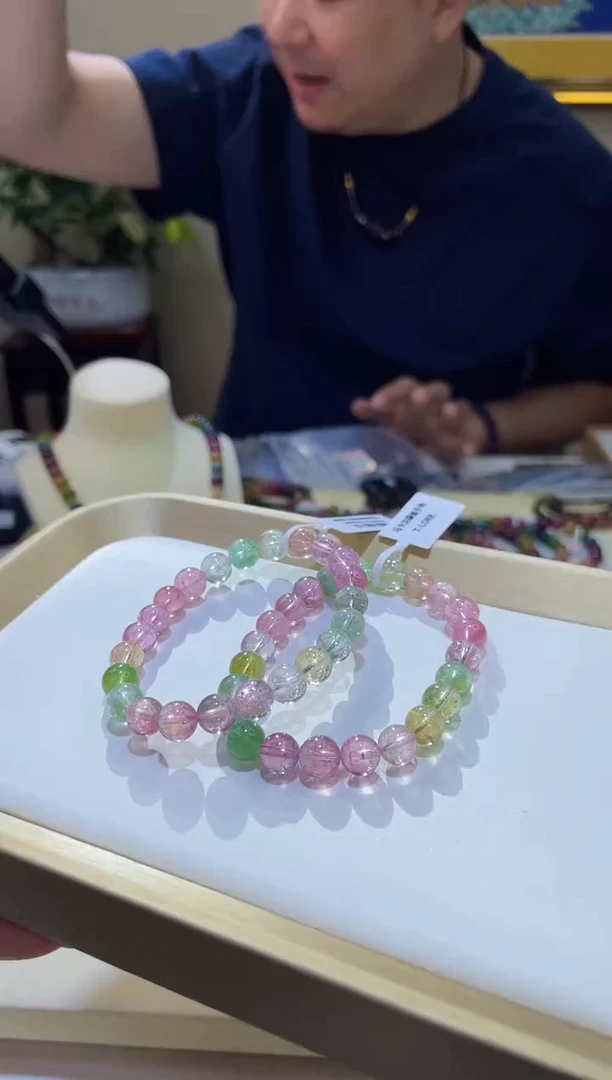 未镶嵌手链碧玺多样性发一@@RS40316006