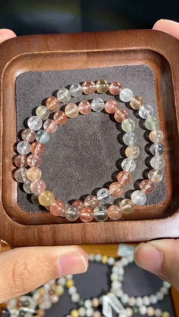 未镶嵌手串水晶21号链接-6咪+ 双圈