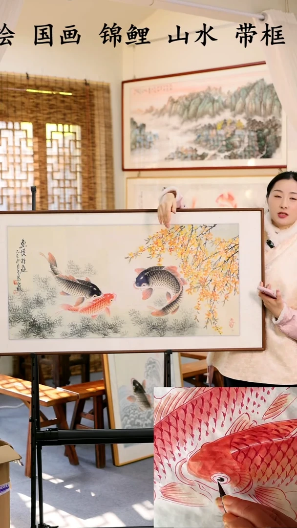 国画江南墨香书画纯手绘作品