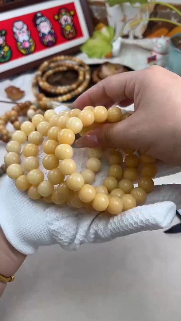 手串菩提根/象牙果a678 卡14 干磨微瑕