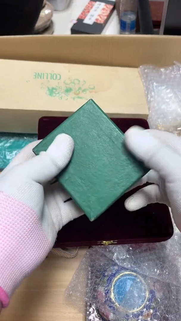 瓷片工艺品杂项石**人2458