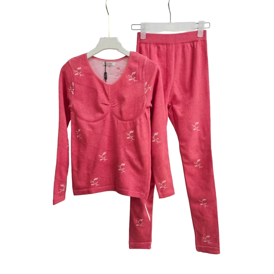 7698-彩棉套装（烟红牵牛花）套装