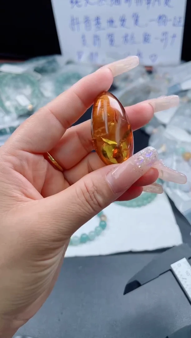 未镶嵌琥珀戒指挂件