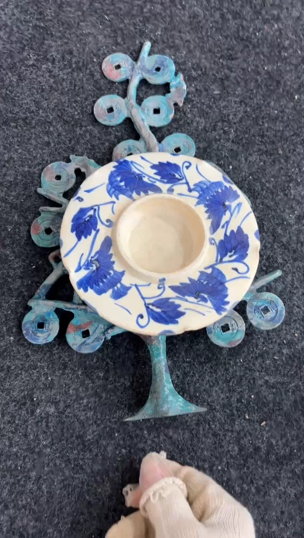 瓷片手工，手绘，陶瓷