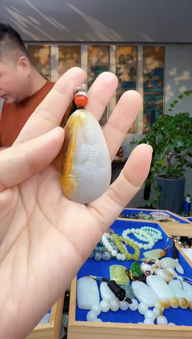 未镶嵌和田玉挂件拍一发一