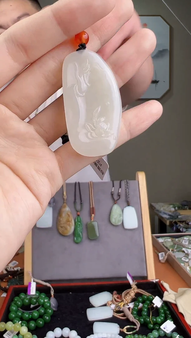 颈饰未镶嵌和田玉多样性发货 拍一单发一个