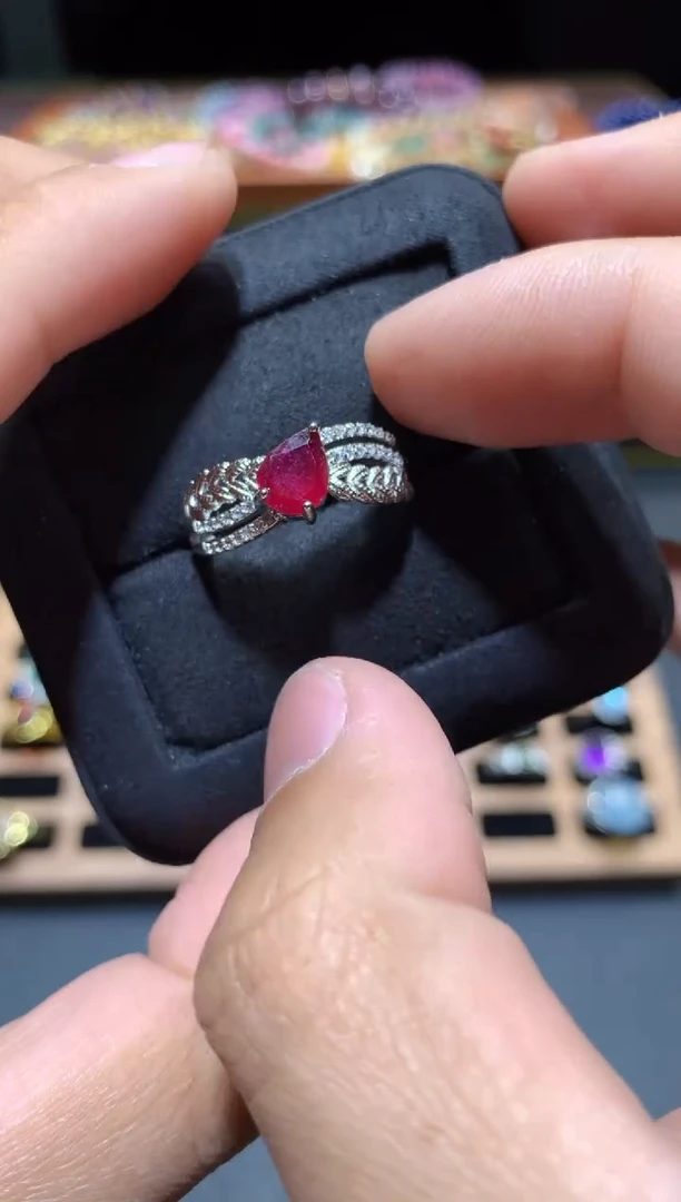 【闪购商品】红宝石戒指未镶嵌K91【多样性发其一】