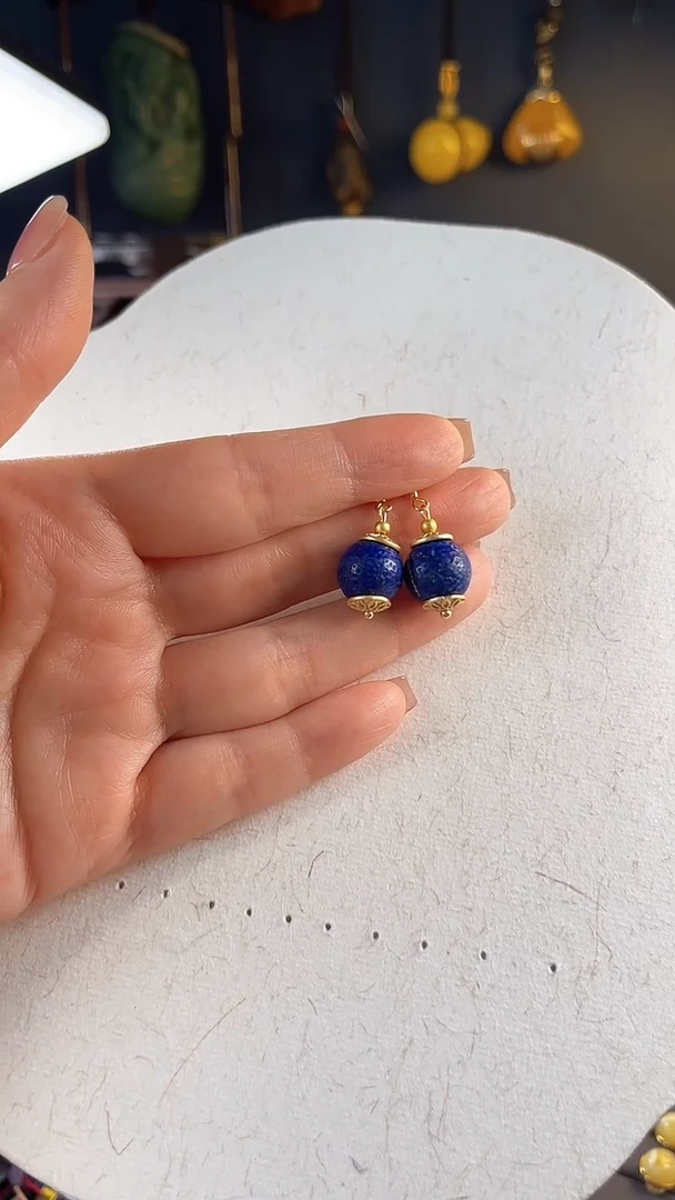 珐琅耳坠国风款福利