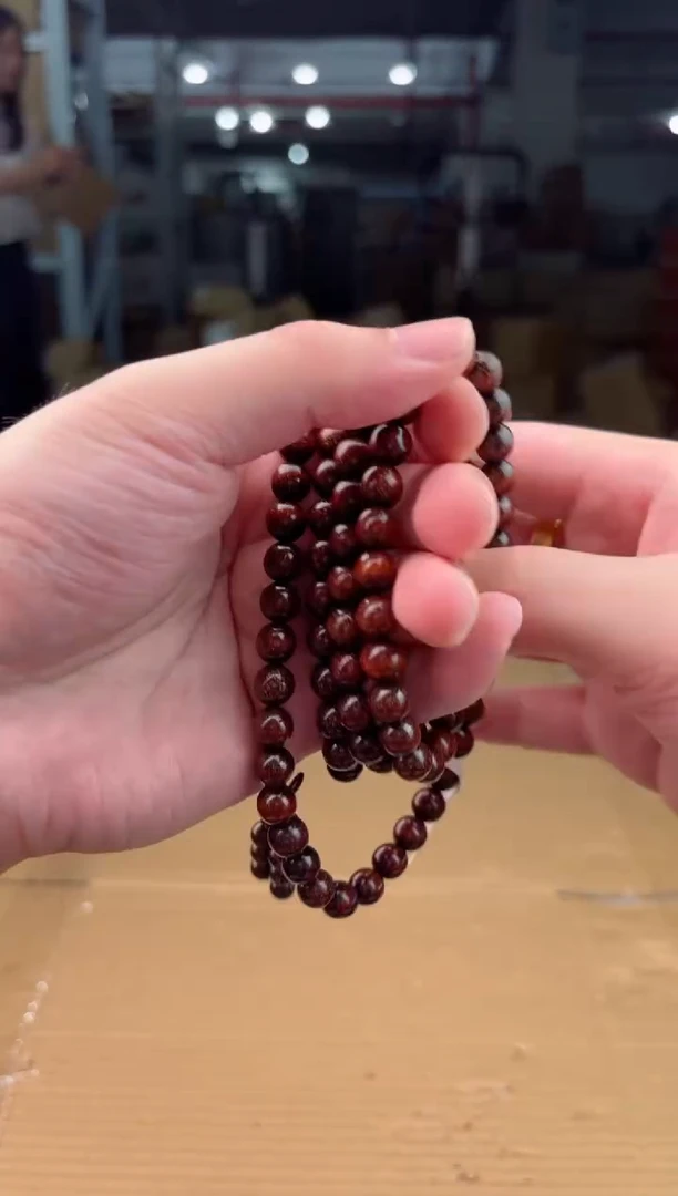 禧一文玩木作类材质手串无礼盒