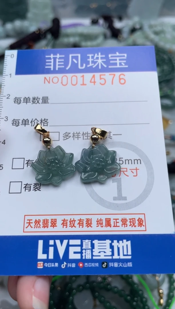 颈饰未镶嵌翡翠14576