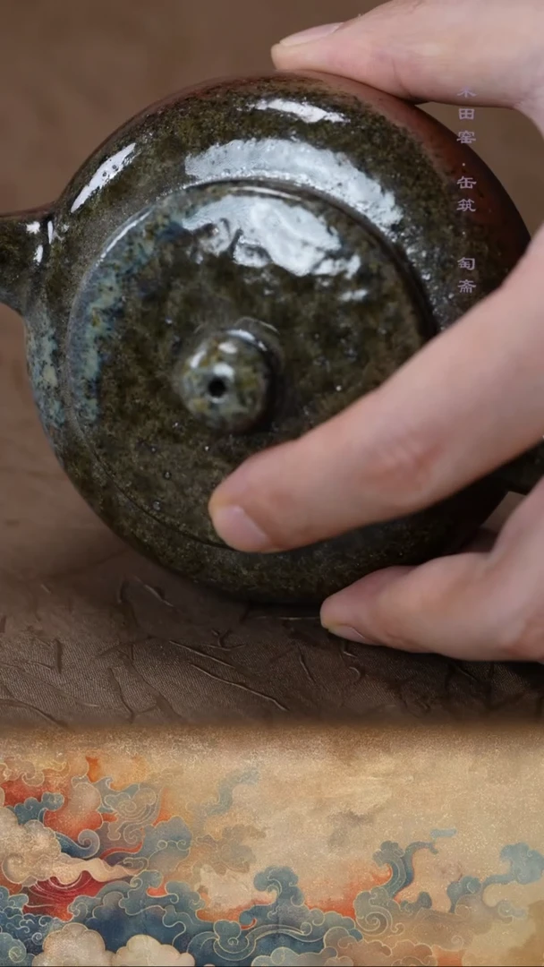 茶壶紫砂柴烧蝉鸣壶生态料宫灯一粒珠200cc