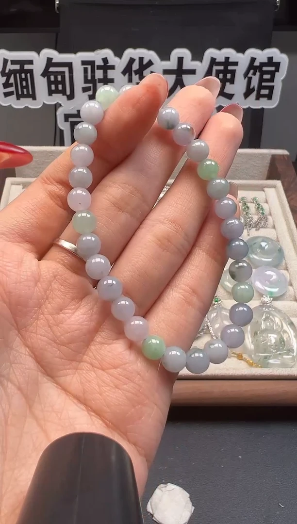 未镶嵌手串翡翠 缅甸珠宝严选