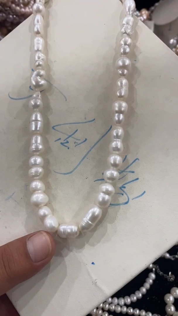 项链合金淡水珍珠1