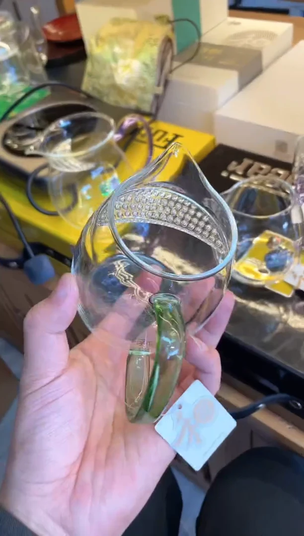禾器/泰然茶海-月牙款/湖绿