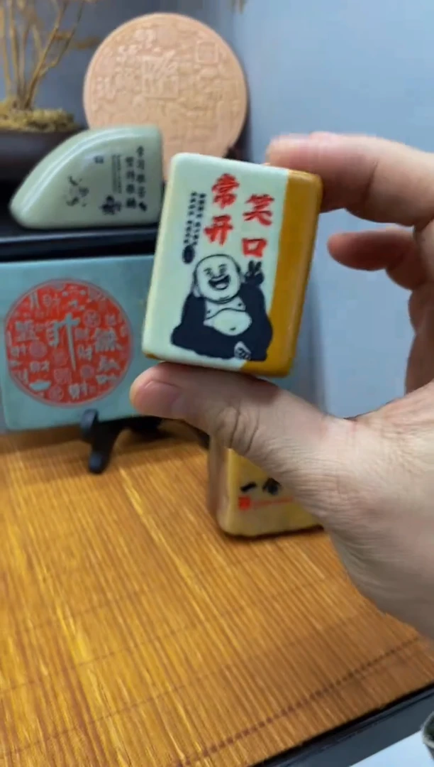 【闪购商品】茶宠石头刻字9999999下999