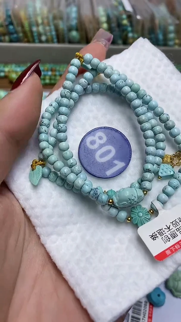 【闪购商品】绿松石项链未镶嵌801