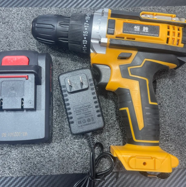 【一电一充】恒胜手电钻大功率锂电收起拧螺丝锂电钻多功能