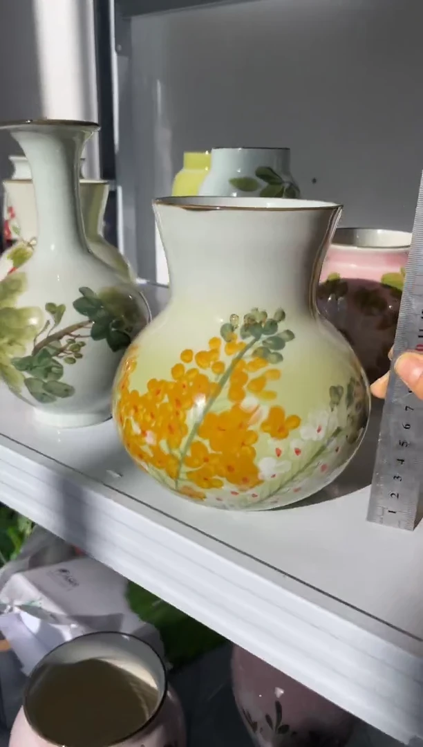 瓶陶手工绘画陶瓷