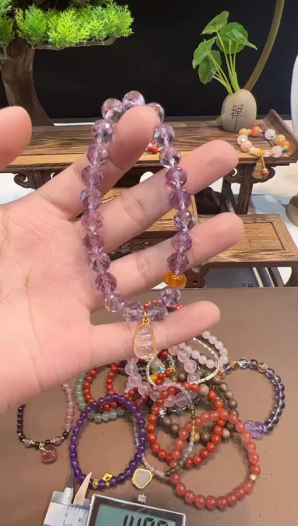 【闪购商品】水晶手串未镶嵌@@手饰