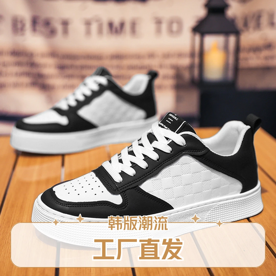 夏季男士透气百搭轻便软底休闲板鞋小白鞋潮流潮鞋低帮韩版