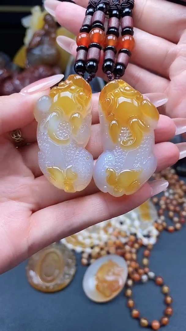 【闪购商品】玛瑙/玉髓颈饰未镶嵌dd