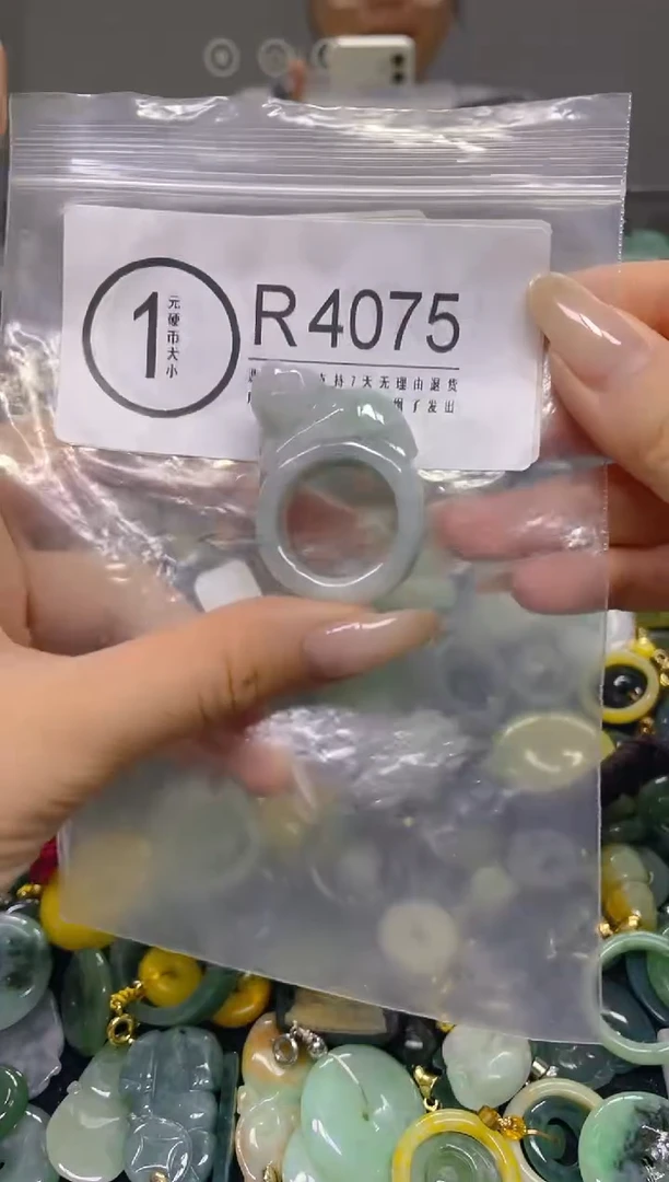 颈饰未镶嵌翡翠19.5MM/ R /翡翠A货，一件也是批发价