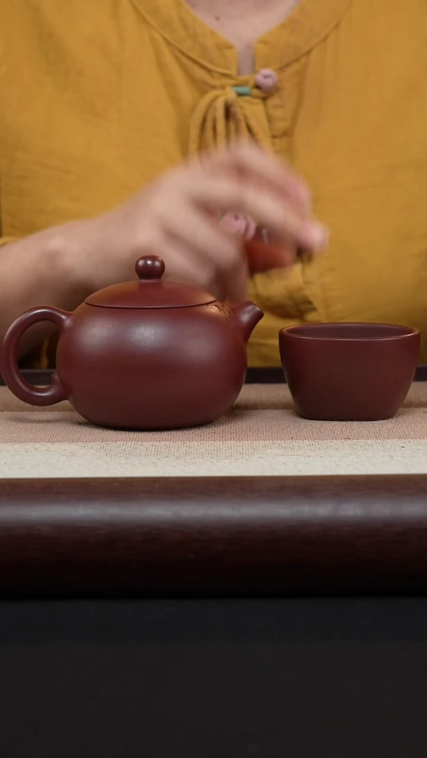 【闪购商品】紫砂茶壶龙血砂西施-MH-1751