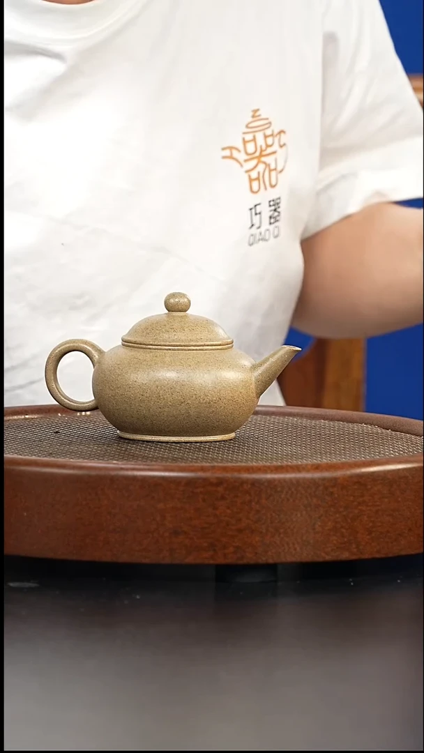 茶壶紫砂全手工青降坡-水平