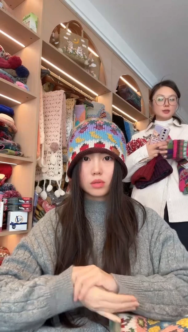 羊毛美利奴美拉德草莓帽