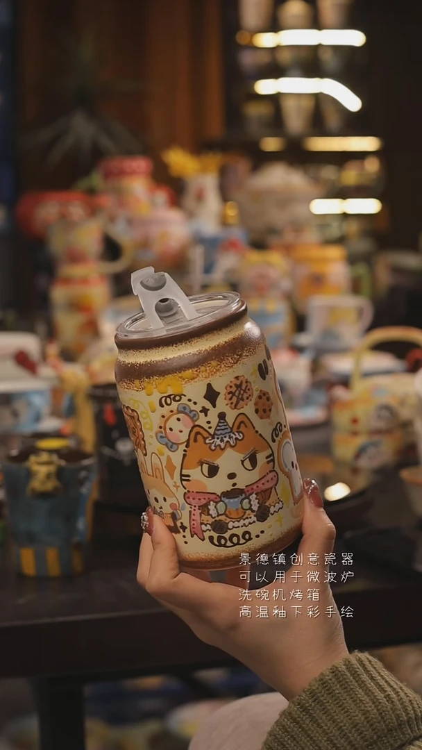 景德镇釉下彩绘设计师款式陶瓷