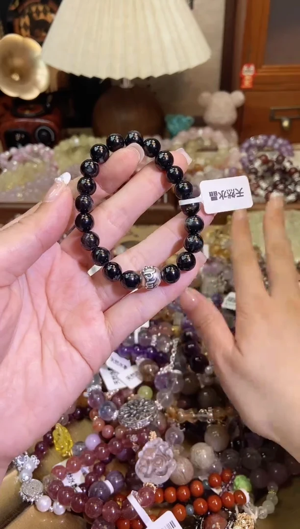 【闪购商品】辉石手串足银镶嵌659手串